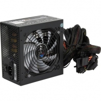купить Блок питания, Aerocool, KCAS-750G, 750W, ATX, APFC, 20+4 pin, 4+4pin, 7*Sata, 4*Molex, 1*FDD, 4*PCI-E 6+2 pin, Поддержка Haswell, Бесшумный RGB 12-см вентилятор с &laquo;умным&raquo; управлением скоростью,RGB, кабель питания, Чёрный в Алматы фото 2
