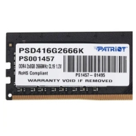 купить Модуль памяти Patriot, PSD416G2666K, DDR4, 16GB, DIMM, KIT, 2x8GB, <PC4-21300/2666MHz> CL19 в Алматы фото 3