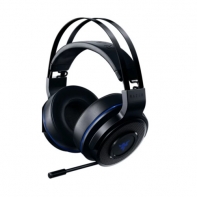 купить Гарнитура, Razer, Thresher 7.1 Wireless (RZ04-02230100-R3M1), Игровая гарнитура беспроводная, Микрофон выдвижной гибкий, Пульт управления, Динамики 50 мм, Беспроводной USB-адаптер передатчик объёмного звука 7.1, Чёрный в Алматы фото 1