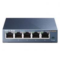 Купить Коммутатор GbE  5-портовый Tp-Link TL-SG105 <5-Port 100/1000Mbps, настольный, QoS (IEEE 802.1p) function, 9K Jumbo frame> Алматы