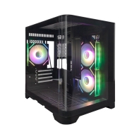 Купить Компьютерный корпус 1STPLAYER UV5 BLACK без Б/П Алматы