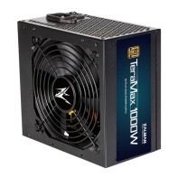 купить Блок питания Zalman TeraMax 1000-TMX (1000W), 100-240VAC, 90%, 80+ Gold, aPFC, 120мм, MB(18+10), 2xC в Алматы фото 3