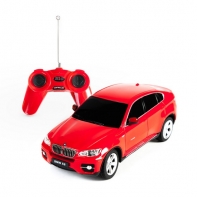 Купить Радиоуправляемая машина, RASTAR, 31700R, 1:24, BMW X6, Пластик, 40 Mhz, Красный Алматы