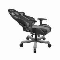 купить Игровое компьютерное кресло, DX Racer,  OH/KS06/NG, ПУ экокожа, Вид наполнителя: губчатая пена высокой плотности (54 кг/м?), Металлическая основа кресла, Механизм качания: топ-ган, Прорезиненные колеса в комплектации, Черный-серый в Алматы фото 3