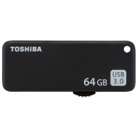 купить USB-ФЛЕШ-НАКОПИТЕЛЬ 64Gb TOSHIBA U365 USB 3.0 THN-U365K0640E4 BLACK в Алматы фото 1