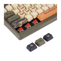 купить Клавиатура игровая Bloody S98-Aviator  USB/мех/1,8м/Зеленый в Алматы фото 2