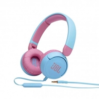 купить Гарнитура накладные JBL JR 310 проводные 1м, голубой/розовый (JBLJR310BLU) в Алматы фото 2
