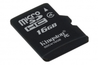 купить Карта памяти Micro Secure Digital Kingston 16Gb SDC4/16GBSP, SDCHC, Class 4 в Алматы фото 1