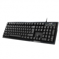 купить Wired multimedia keyboard Genius SmartKB-100, USB, 104 buttons +  SmartGenius button, 12 programable keys , App support, classic form , cable 1.5 m. , black color в Алматы фото 2