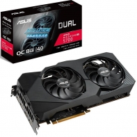 купить Видеокарта ASUS RX 5700, DUAL-RX5700-O8G-EVO, RDNA 7nm, 8Gb/256bit, GDDR6, HDMI, 3xDP 1.4, BOX в Алматы фото 1