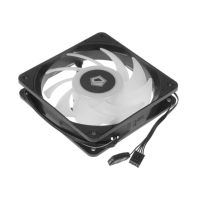 купить Кулер для корпуса ID-Cooling, DF-12025-ARGB-XT, 12cm, 800-2000rpm, 56.5CFM, 4pin в Алматы фото 2