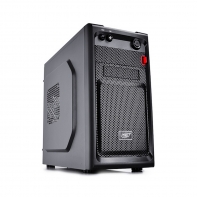 купить Компьютерный корпус, Deepcool, SMARTER DP-MATX-SMTR, Mini-ITX/Micro ATX, USB 3.0/2.0, HD-Audio Mic, Высота процессорного кулера до 165мм, Толщина 0,5мм, Без Б/П, Чёрный в Алматы фото 1