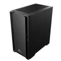 купить Корпус Wintek Andromeda D531-B TG, Micro ATX, USB 2*3.0/1*2.0, HD Mic, 0,5mm, 3*12cm RGB fan, Black в Алматы фото 2
