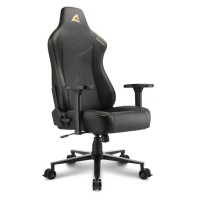 купить Игровое кресло Sharkoon Skiller SGS30 Black/Beige <Cинтетическая кожа, Газлифт 4, подлокотник 3D> в Алматы фото 2