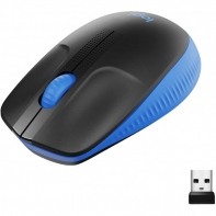 купить Мышь беспроводная полноразмерная Logitech M190 Blue (910-005907) /  в Алматы фото 2