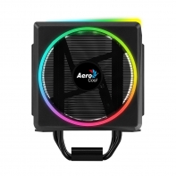 купить Кулер для процессора, Aerocool, Cylon 4 ARGB PWM, Intel 20XX/1200/11XX/775 и AMD AM4/AM3+/AM3/AM2+/AM2/FM2+/FM2/FM1, TDP:145W, 1*120мм LED RGB (Только 3-pin(+5V-D-G)), 800-1800&plusmn;10%, 52.5 CFM, ?26 dB(A), 4pin, (ДxШxВ) 126.5?76?160мм, Чёрный в Алматы фото 1