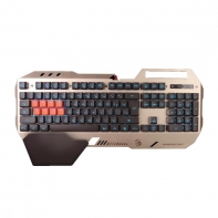 купить Клавиатура игровая Bloody B2418-Golden <LED подсветка, 1.8m USB, 8 ABS Keycaps> в Алматы фото 1