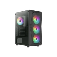 Купить Корпус Aerocool Falcon-G-BK-v1 2*3,5 2*2,5 7слотов VGA290мм CPU157мм Сталь 0,5мм 4Fan*12см FRGB (Falcon-G-BK-v1) Алматы