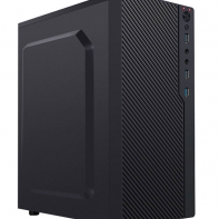 купить Компьютерный корпус APEX-T04,  БП 400W, black, MATX, 2xUSB 2.0, 1xUSB 3.0, 1x микр, 1х HD-Audio в Алматы фото 1
