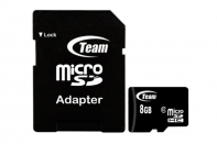 купить Карта памяти Team Group TUSDH8GCL1003, Micro-SDHC, 8Gb, Class 10 w/Adapt в Алматы фото 1