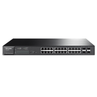 купить Коммутатор PoE  Smart GbE 24-портовый Tp-Link T1600G-28PS (TL-SG2424P)  JetStream&trade; 24GE PoE , 4 SFP, 802.3at/af (max 30W на порт), бюджет мощности PoE 192W> в Алматы фото 1