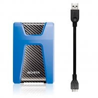 купить Внешний жесткий диск 2,5 1TB Adata AHD650-1TU31-CBL синий в Алматы фото 2