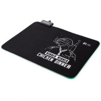 купить Коврик для компьютерной мыши, X-game, Chicken Dinner (Led), 360 x 260 x 4mm, Резиновая основа, Тканевая поверхность, Склеивание, Гладкая поверхность, Чёрный в Алматы фото 3