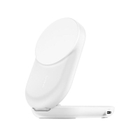 купить BELKIN 25w Qi2 2-IN-1 Foldable Charger, White в Алматы фото 2