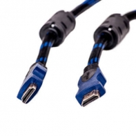 купить Видео кабель PowerPlant HDMI - HDMI, 1.5m, Gold Plated, 1.4V, Nylon, Double ferrites, Blister в Алматы фото 1