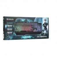 купить Клавиатура проводная игровая Defender Glorious GK-310L ENG/RUS,RGB подсветка, НОВИНКА! в Алматы фото 4