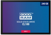 купить Твердотельный накопитель 240GB SSD GOODRAM CL100 2.5” SATA3 R520Mb/s W400MB/s 7mm SSDPR-CL100-240-G2 в Алматы фото 1