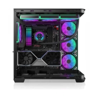 купить Корпус Raijintek ATREUS BT7, Midi-Tower, TG, 7x120mm ARGB, 2xUSB-A 3.0 + 1xUSB Type-C , E-ATX, ATX, mATX, mITX, Black в Алматы фото 3