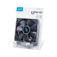 купить Кулер для компьютерного корпуса, Deepcool, XFAN 120 DP-FDC-XF120, 120мм, 1300±10%об.мин, 3pin, Габариты 120х120х25мм, Чёрный в Алматы фото 3