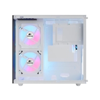 купить Корпус Wintek Aquarium H101-W TG, mATX, USB 1*3.0/1*2.0, 5*12cm ARGB PWM (контр.   пульт д/у), белый в Алматы фото 2