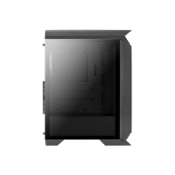 купить Kорпус Aerocool Gladiator Duo-G-BK-v1,ATX/Micro ATX,USB 2*3.0,HD-Audio+Mic, Кулер 3*12см ARGB,Без Б/П, Чёрный в Алматы фото 2