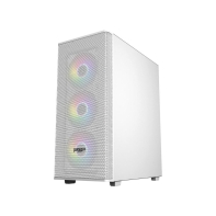 Купить Компьютерный корпус FSP CMT196W, Без БП, 1xUSB3.0/2xUSB2.0, 4x ARGB 120mm, Glass, White, ATX Алматы