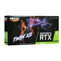 купить Видеокарта INNO3D GeForce RTX 3060 Ti TWIN X2 (LHR) (N306T2-08D6-119032DH) в Алматы фото 4