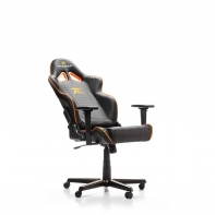 купить Игровое компьютерное кресло, DX Racer,  OH/RZ58/N, ПУ экокожа, Вид наполнителя: губчатая пена высокой плотности (54 кг/м?), Металлическая основа кресла, Механизм качания: топ-ган, Прорезиненные колеса в комплектации, Чёрный в Алматы фото 3