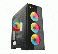 купить Корпус ПК без БП GameMax M911 Rainbow <ATX, 4x120, 3x3.5, 4x2.5, 4xUSB, Audio, Tower > в Алматы фото 1