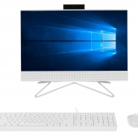 купить HP 9US64EA 200 G4 21.5 AiO i3-10110U 8GB/1TB DVD-WR Win10 Pro (White) в Алматы фото 1