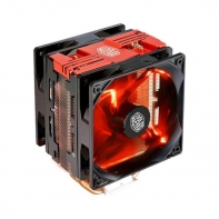 купить Вентилятор для CPU CoolerMaster Hyper 212 LED TURBO RED COVERIntel&AMD 4-pin(PWM) 600-1600RPM 31dBA(Max) LGA1151/1150/1155/2066/2011-v3/2011/AM4/AM3+/AM2+ RR-212TR-16PR-R1 в Алматы фото 1