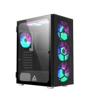 Купить Корпус Montech X3 GLASS (B) ATX/Micro-ATX/Mini-ITX 1xUSB3.0 2xUSB2.0 1xAudio 1xMic Черный в Алматы