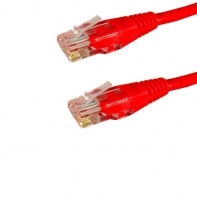 Купить Патч Корд, SHIP, S3025RD0750-P, Cat.5e, UTP, RJ-45, 7.5 м, Красный, Пол. пакет Алматы
