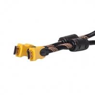 купить Видeo кабель PowerPlant HDMI - HDMI, 5m, позолоченные коннекторы, 1.3V, Nylon, Double ferrites в Алматы фото 1