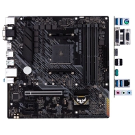 купить Материнcкая плата ASUS TUF GAMING A520M-PLUS sAM4 A520 4xDDR4 HDMI DVI VGA mATX в Алматы фото 1
