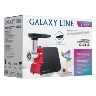 купить Мясорубка электрическая GALAXY LINE GL2418, 2000Вт, Производительность 1,3 кг/мин, 220В/50Гц Красная в Алматы фото 3