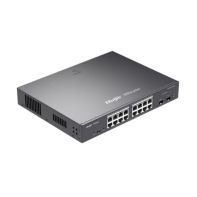 купить Коммутатор Reyee RG-ES218GC-P L2 PoE+(16x10/100/1000Base-T PoE+, 2xSFP uplink, 240W PoE power budget, 13" Rack Case) в Алматы фото 1