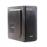 купить CASE Qmax H208B ATX MidiTower, 2,5* x 2, 3,5*x 4,  5,25* x 1 , Expansion Slots x 7, USB 2.0 x 2,  40,5 х 17,5 х 41 см, Steel 0,4mm, ATX/Micro-ATX/Mini-ITX, black в Алматы фото 2