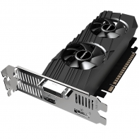 купить 4GB GTX1650 OC GDDR6 128-bit 1695 MHz, PCIex3.0x16, 2xHDMI DP DVI 2Fan Low Profile Gigabyte  (GV-N1650OC-4GL) 2Fan в Алматы фото 2