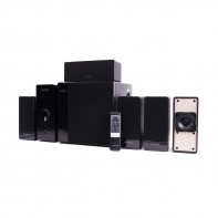 купить Акустическая система, Microlab, FC360/5.1, 6.1, 100Вт(14Вт*5 30Вт), Выход 6RCA, Вход 6RCA, Фирменная технологии *EAirbass*, Беспроводной пульт ДУ, Тёмное дерево в Алматы фото 2